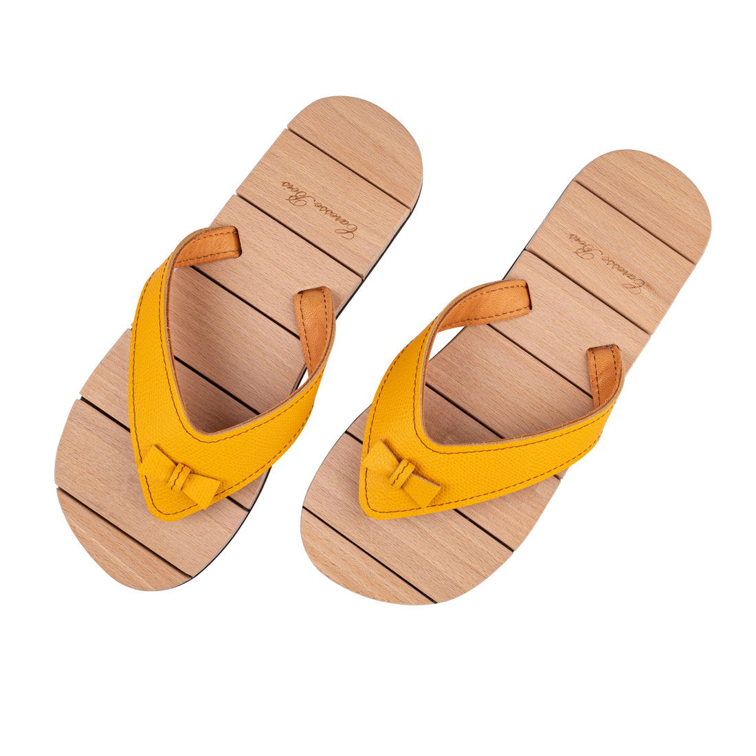 La Tong Naturellement Chic - Jaune solaire